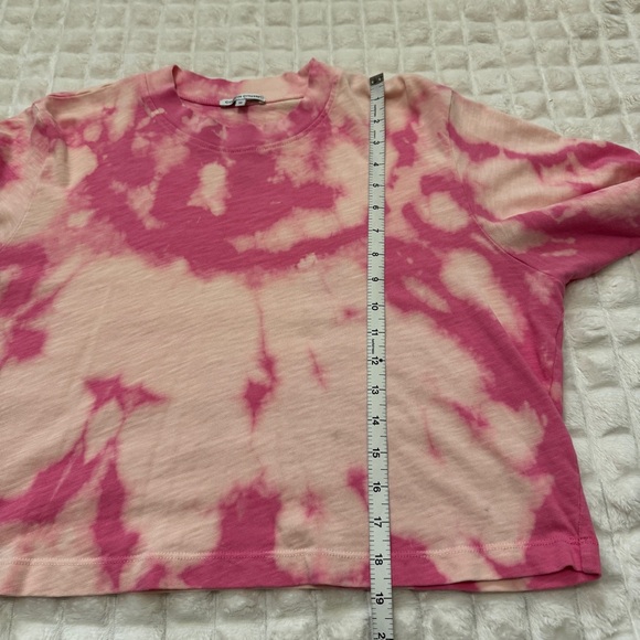 Cotton Citizen Medium Tokyo Tee Pink Tie-Dye Crop T-Shirt Oversized Cropped - Picture 5 of 7